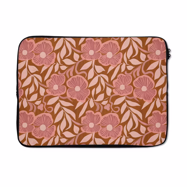 Laptophoes - Sfeer - Bloemen - Roze — 5