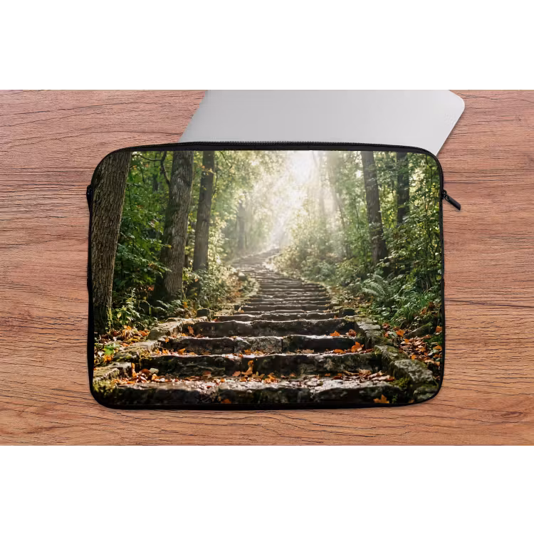Laptophoes - Stenen - Trap - Bos - Natuur — 2