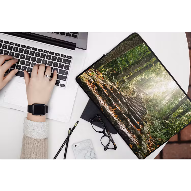 Laptophoes - Stenen - Trap - Bos - Natuur — 3