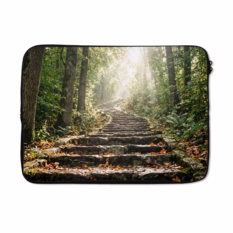 Laptophoes - Stenen - Trap - Bos - Natuur — 5