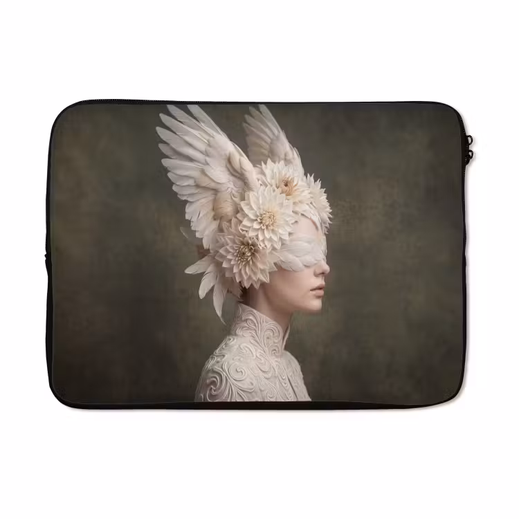 Laptophoes - Vleugels - Vrouw - Wit — 5