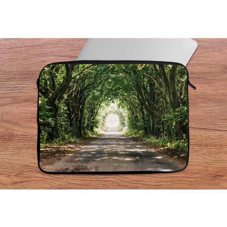 Laptophoes - Weg - Bomen - Natuur - Groen — 2