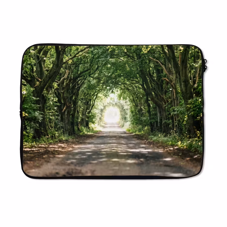 Laptophoes - Weg - Bomen - Natuur - Groen — 5