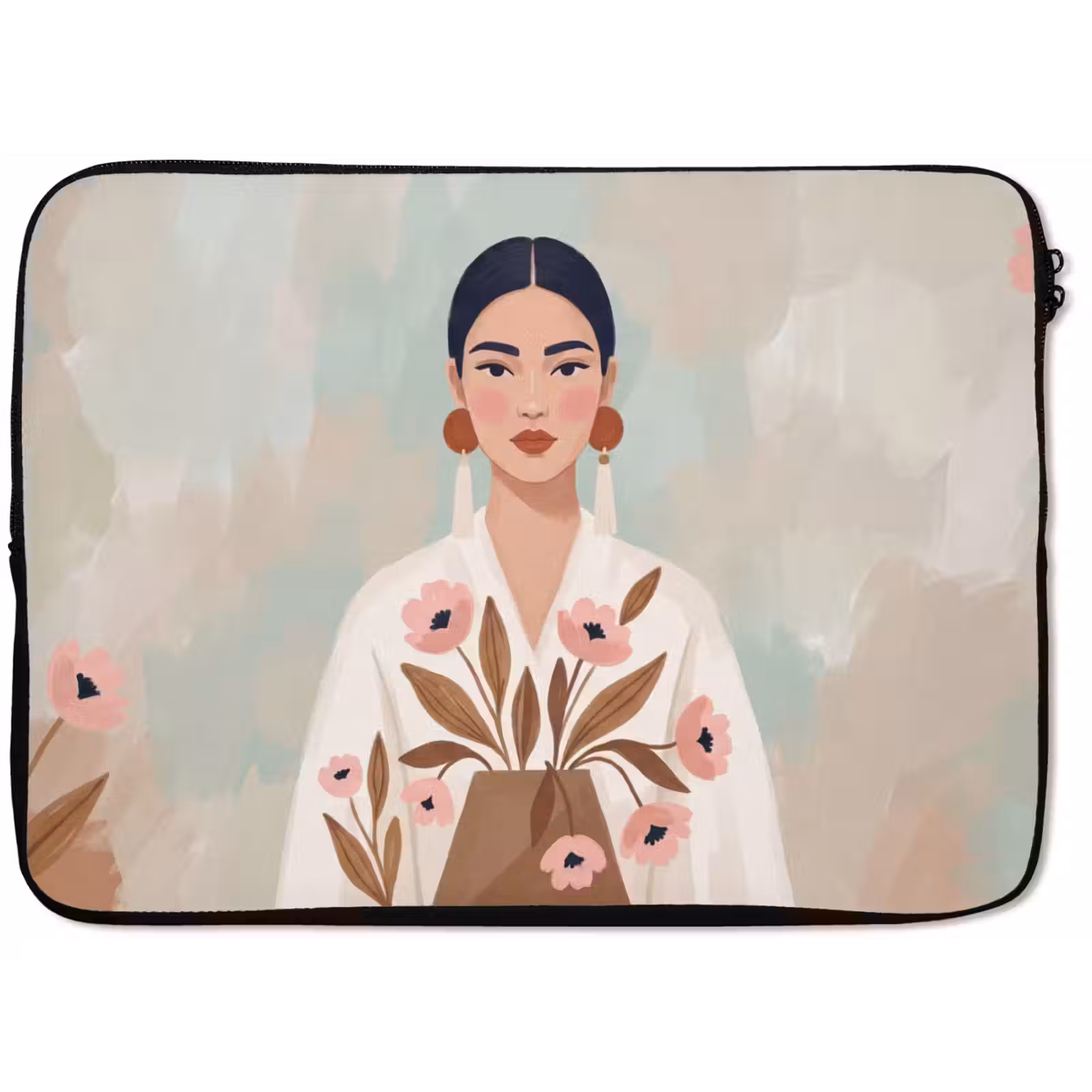 Laptophoes - Vrouw - Kimono - Pastel — 1