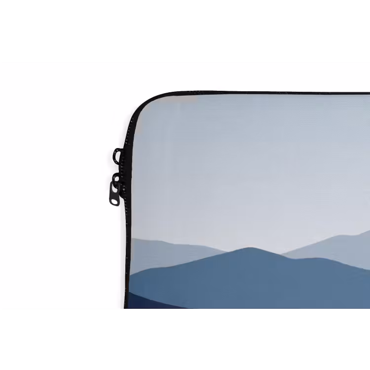 Laptophoes - Auto - Meer - Bergen - Blauw — 6