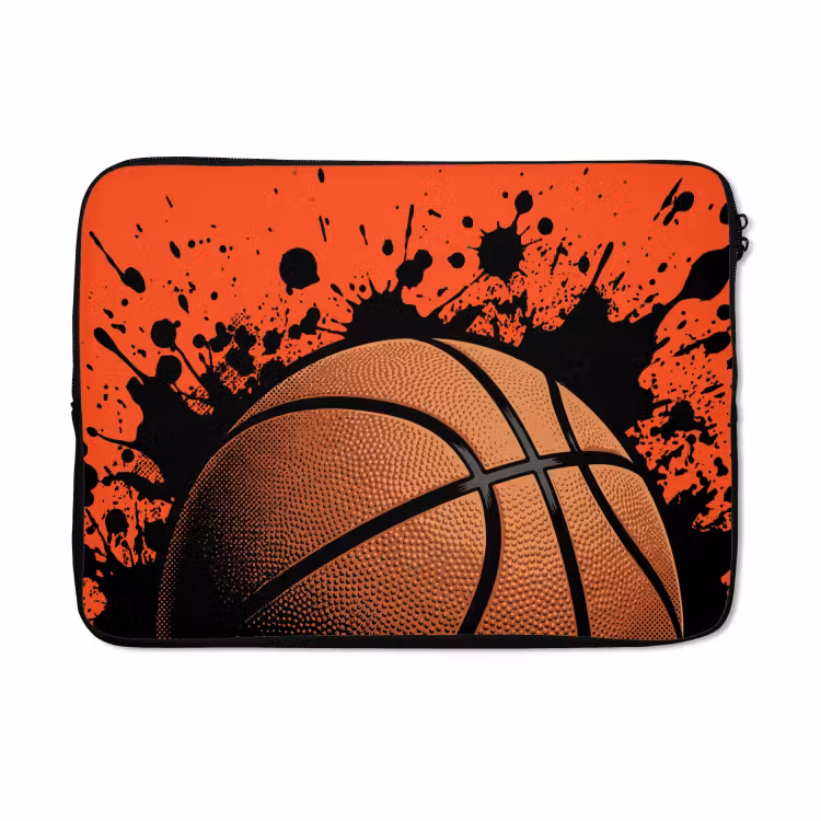Laptophoes - Basketbal - Verf - Sport - Oranje — 5
