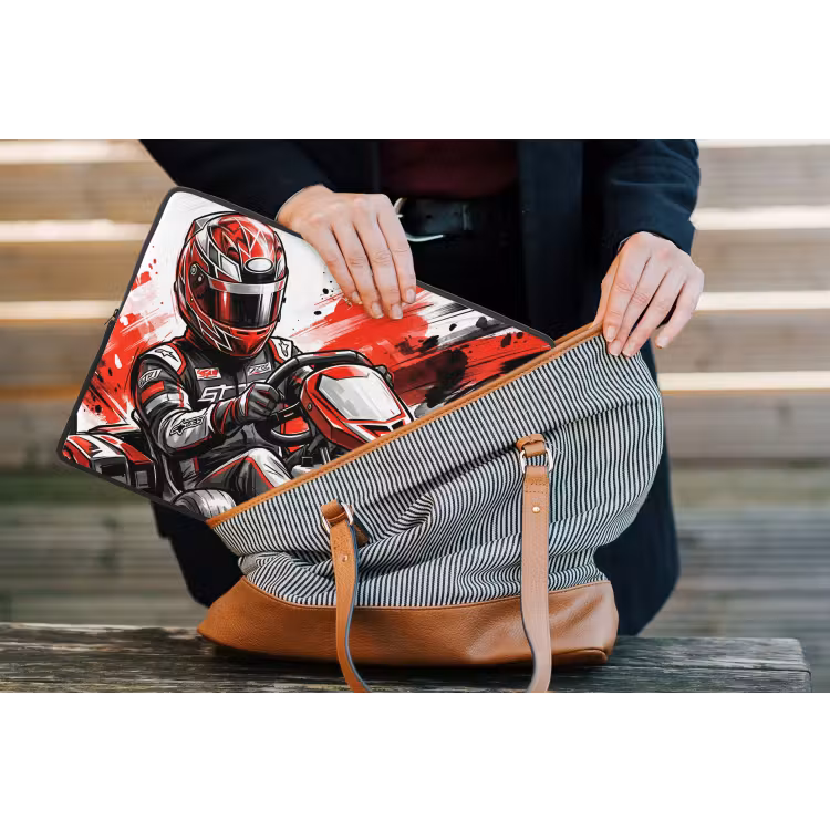 Laptophoes - Kart - Coureur - Snelheid - Rood — 4