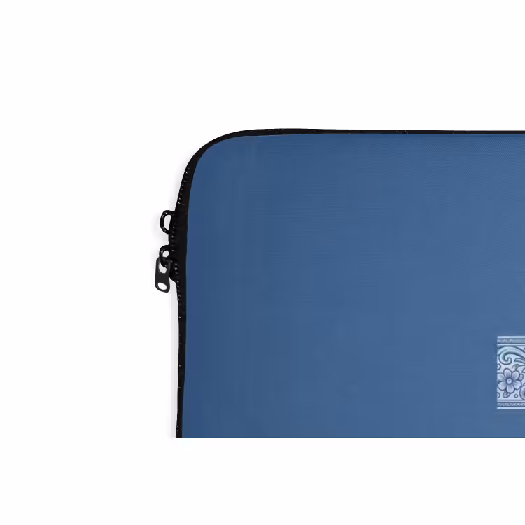 Laptophoes - Portret - Klassiek - Wit - Blauw — 6