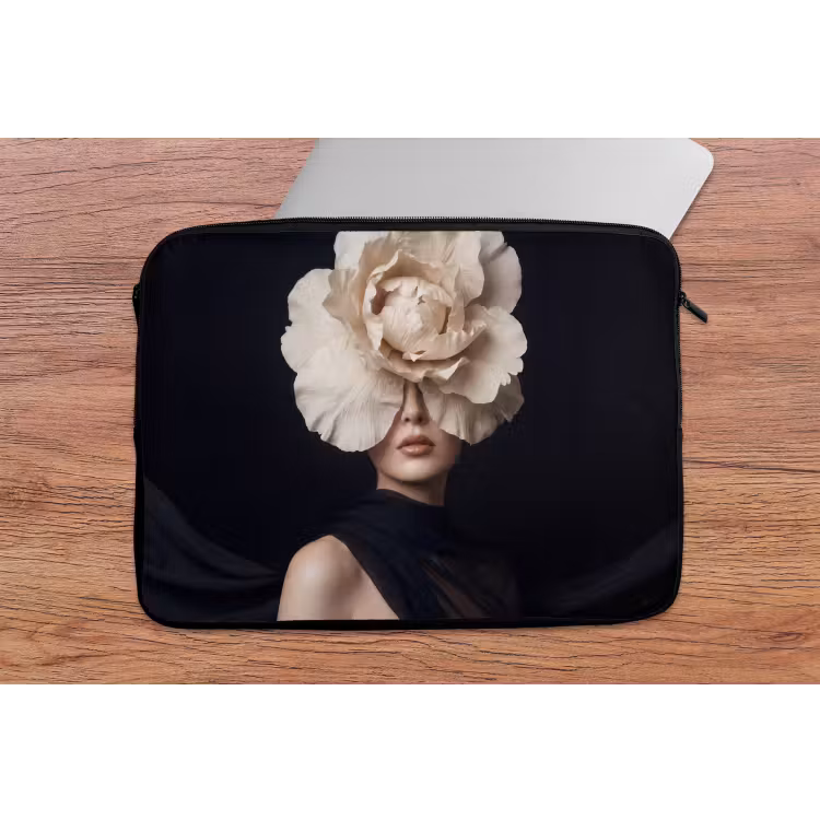 Laptophoes - Roos - Tijdloos - Zwart — 2