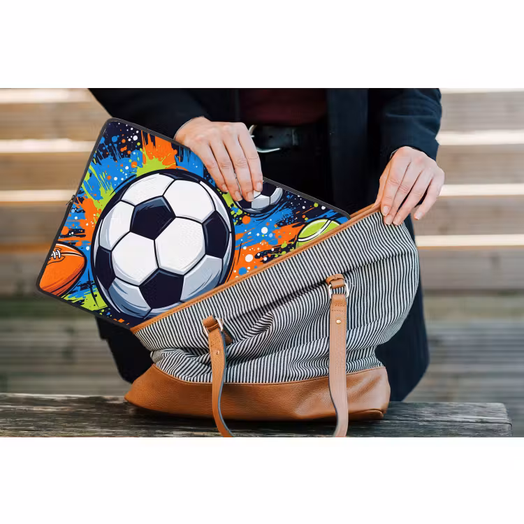 Laptophoes - Sport - Ballen - Kleurrijk — 4