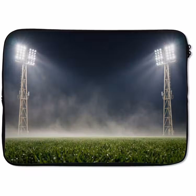 Laptophoes - Stadion - Lichtmast - Sport - Nacht — 1