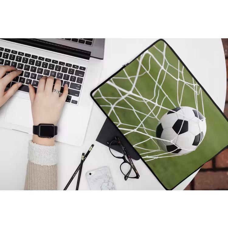 Laptophoes - Voetbal - Goal - Net - Sport — 3