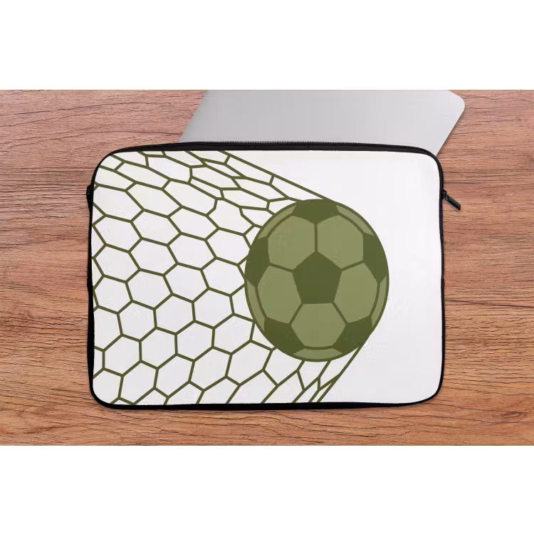Laptophoes - Voetbal - Goal - Sport - Groen — 2
