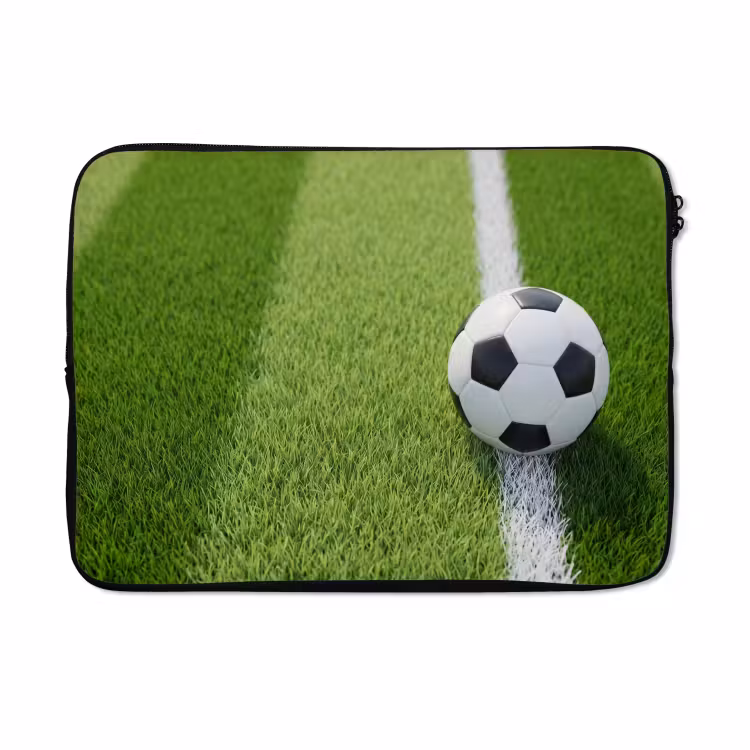 Laptophoes - Voetbal - Grasveld - Sport - Groen — 5