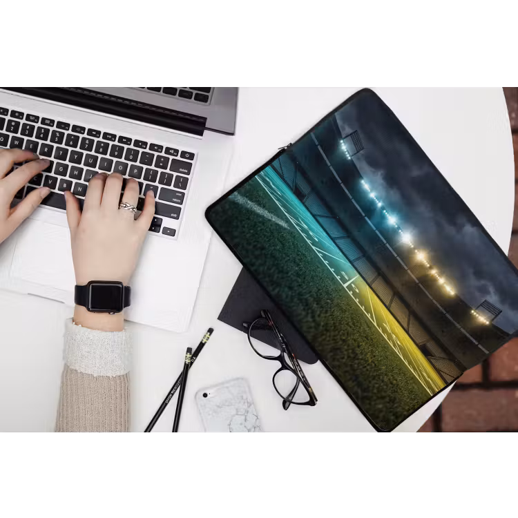 Laptophoes - Voetbal - Stadion - Nacht - Modern — 3