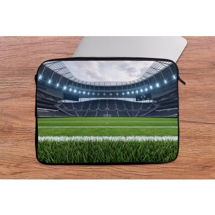 Laptophoes - Voetbal - Stadion - Sport - Groen — 2