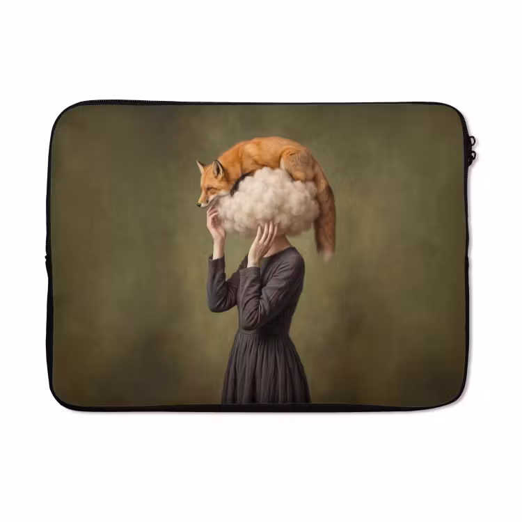 Laptophoes - Vos - Surrealistisch - Groen — 5