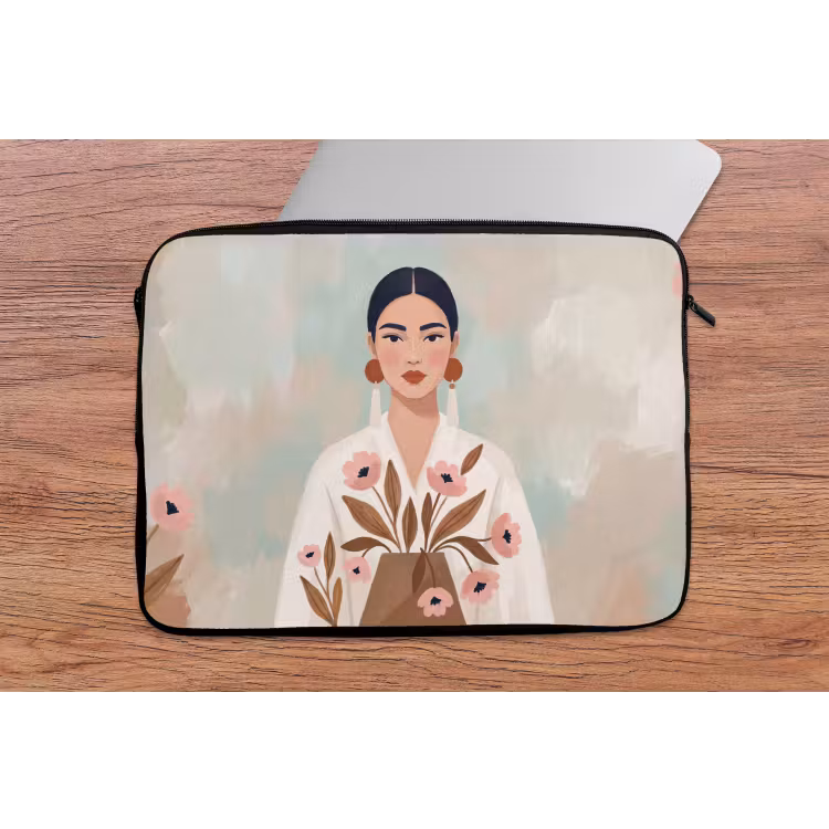 Laptophoes - Vrouw - Kimono - Pastel — 2