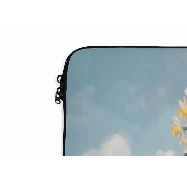 Laptophoes - Vrouw - Narcissen - Geel — 6
