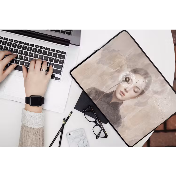 Laptophoes - Vrouw - Sereen - Grijs — 3