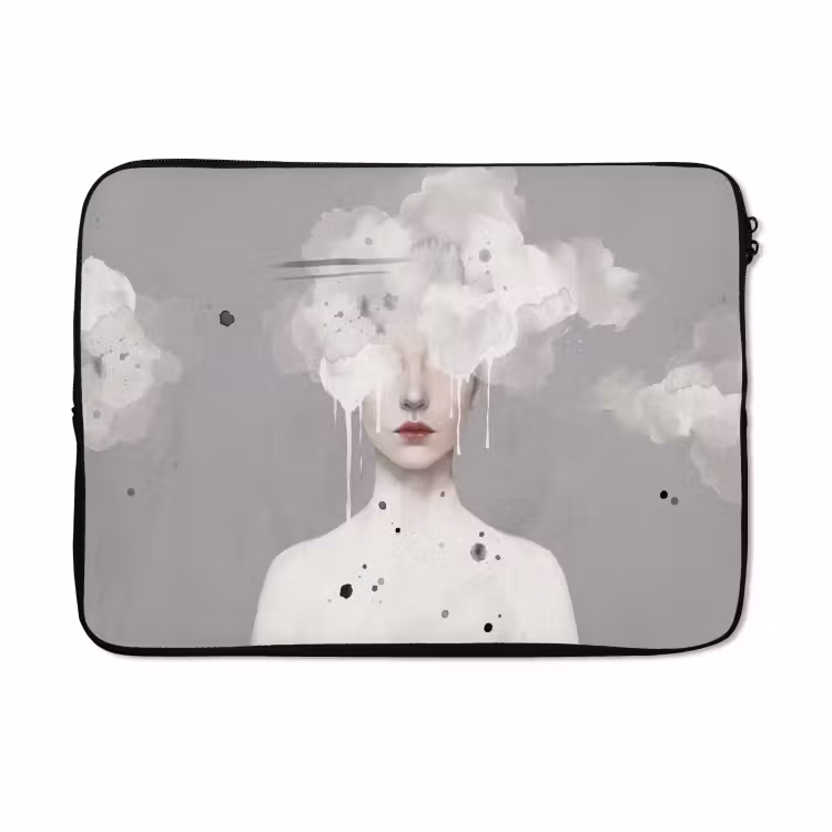 Laptophoes - Vrouw - Wolk - Grijs — 5