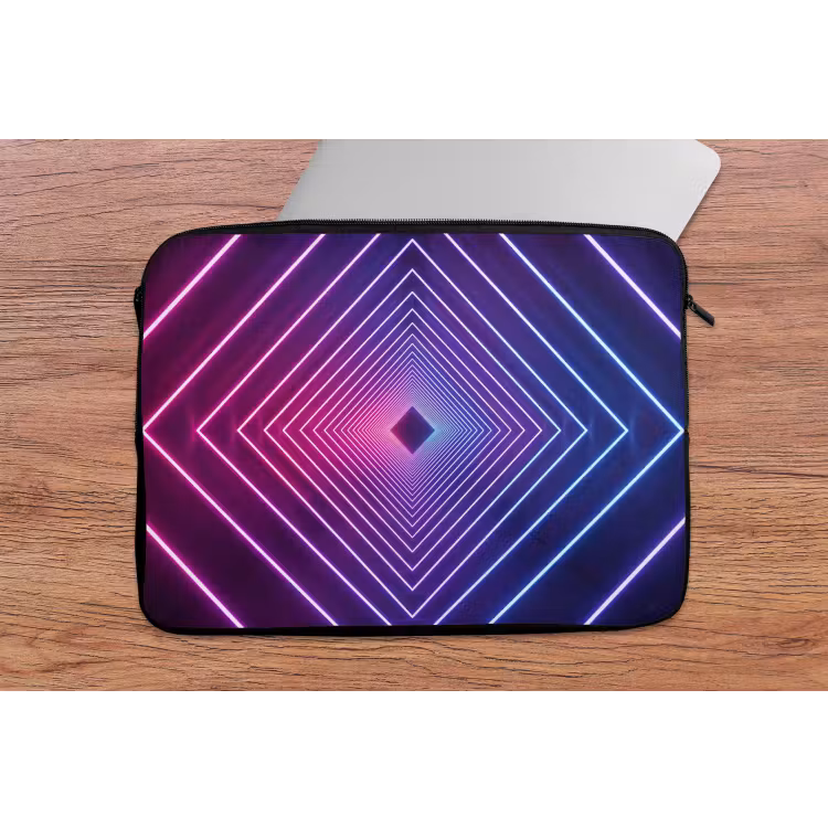 Laptophoes - Driedimensionaal - Tunnel - Ruimte — 2