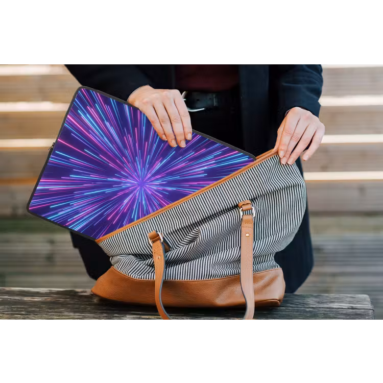 Laptophoes - Dynamisch - Ruimte - Kleurrijk — 4