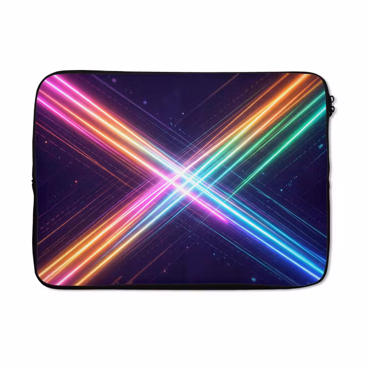 Laptophoes - Kruisen - Lasterstralen - Neon — 5