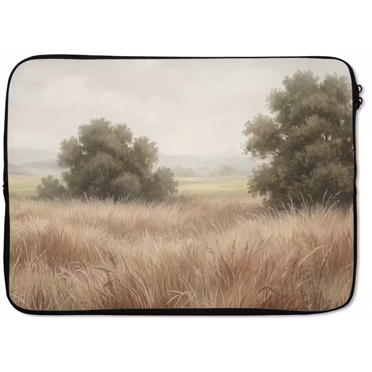 Laptophoes - Landschap - Minimalistisch - Beige — 1