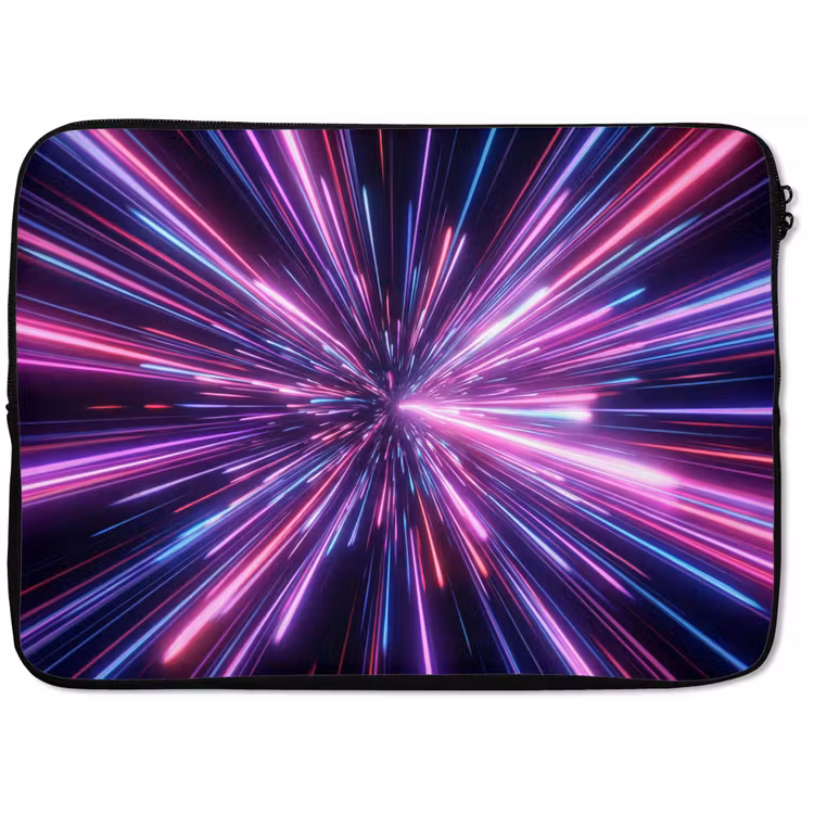 Laptophoes - Lichtsnelheid - Ruimte - Roze - Paars — 1