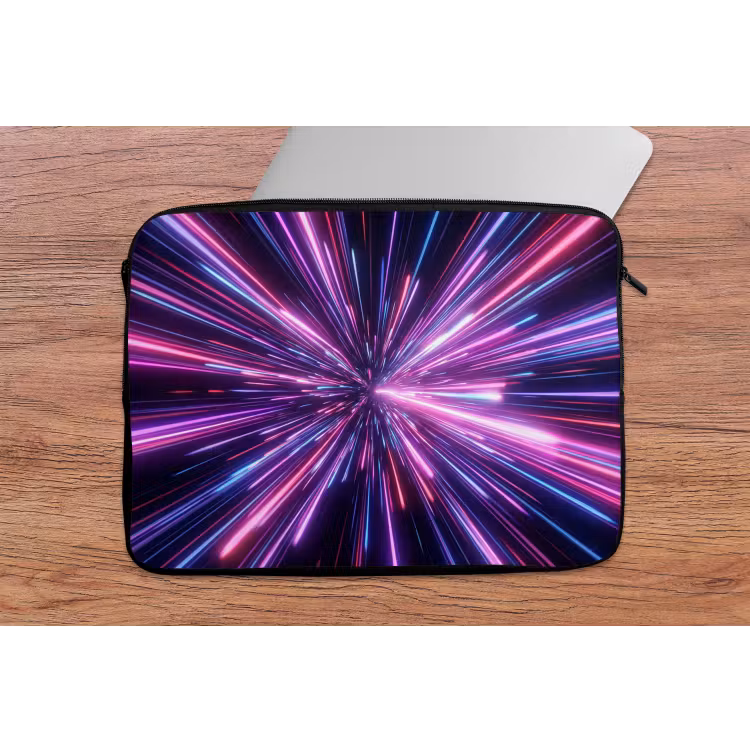 Laptophoes - Lichtsnelheid - Ruimte - Roze - Paars — 2