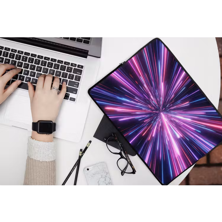 Laptophoes - Lichtsnelheid - Ruimte - Roze - Paars — 3