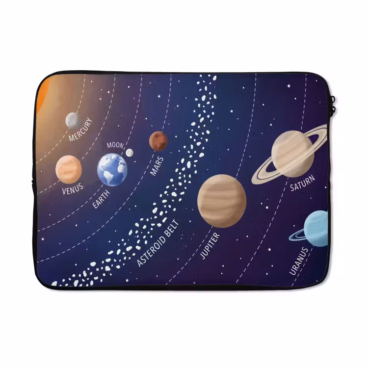 Laptophoes - Planetenstelsel - Ruimte - Illustratie — 5