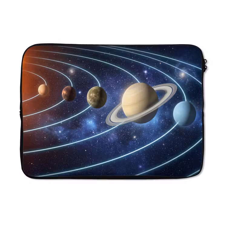Laptophoes - Ruimte - Zonnestelsel - Blauw — 5
