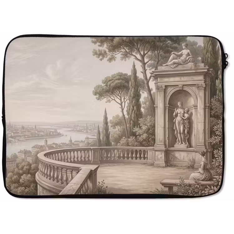 Laptophoes - Terras - Stad - Uitzicht - Rivier — 1