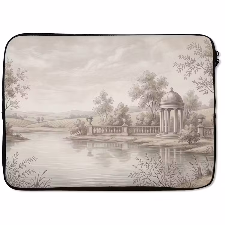 Laptophoes - Terras - Water - Natuur - Landschap — 1