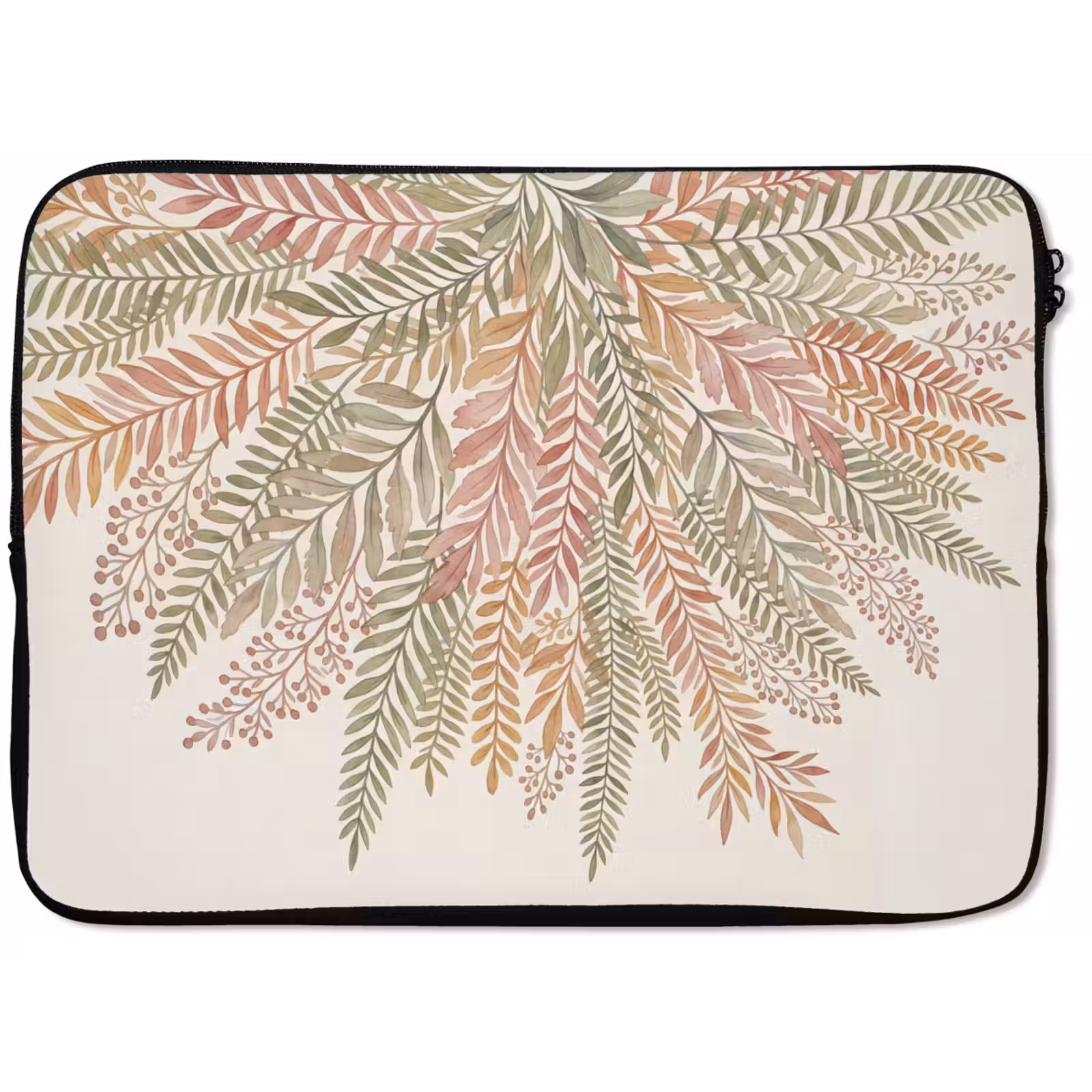 Laptophoes - Botanisch - Aquarel - Kleurrijk — 1