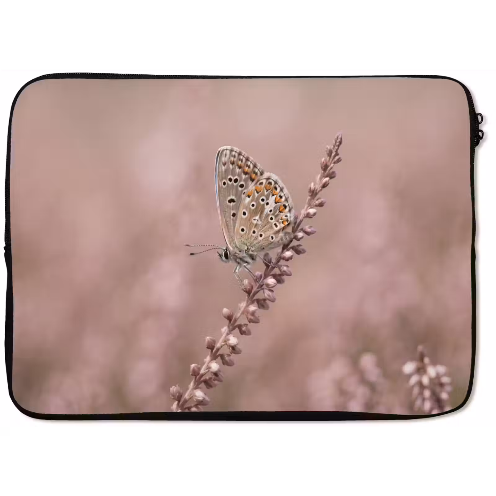 Laptophoes - Lavendel - Vlinder - Paars — 1