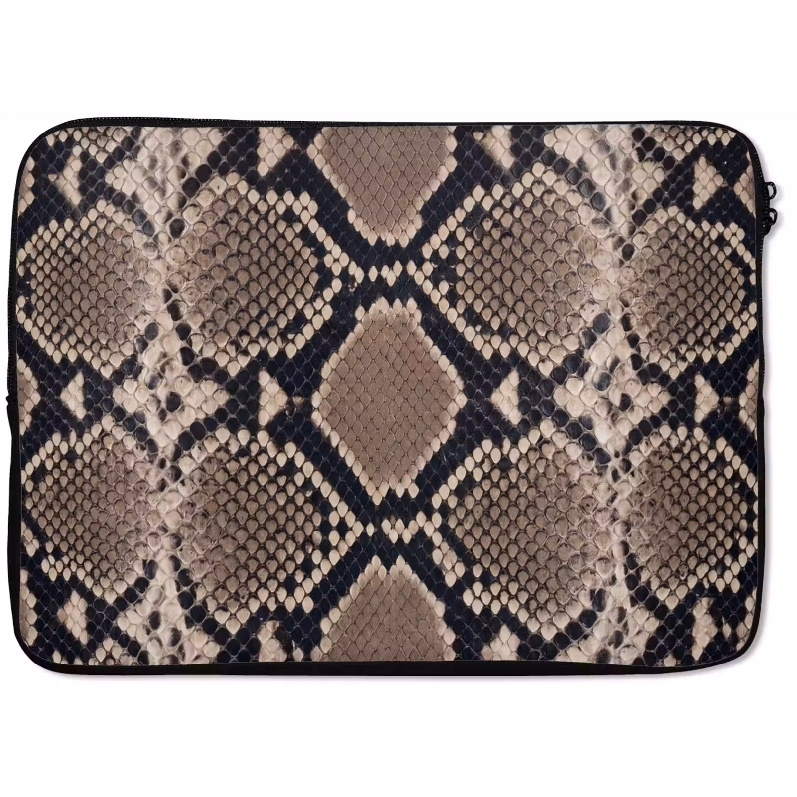 Laptophoes - Slangenprint - Python - Bruin — 1
