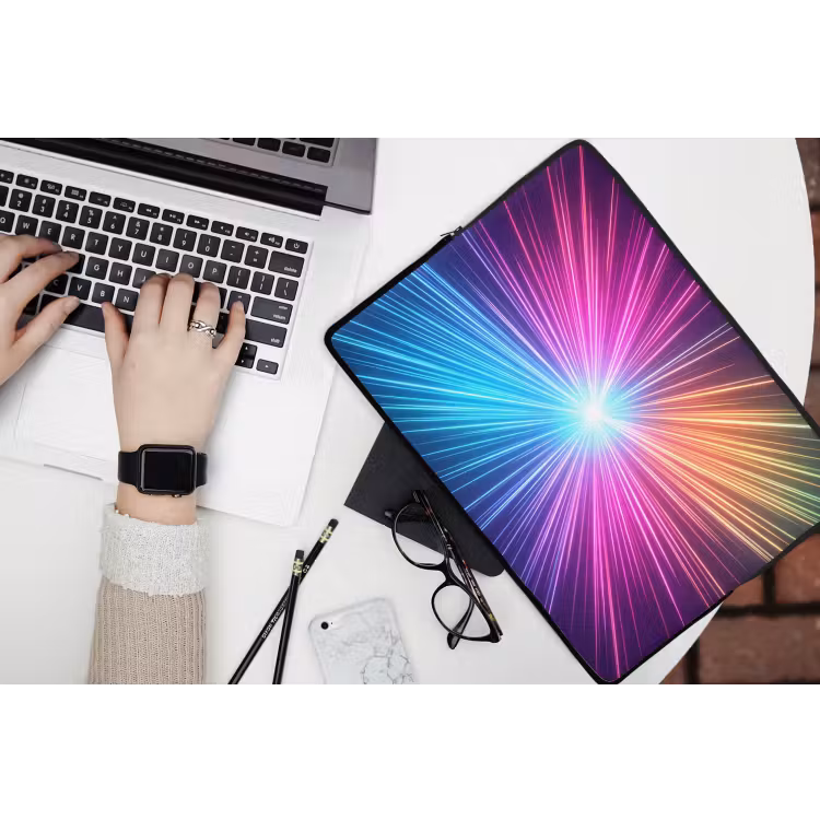 Laptophoes - Abstract - Light - Burst - Modern - Colorful — 3