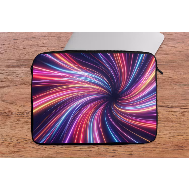 Laptophoes - Abstract - Swirl - Futuristic - Neon — 2