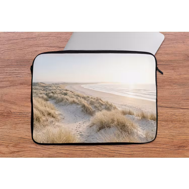 Laptophoes - Duinen - Strand - Beige — 2