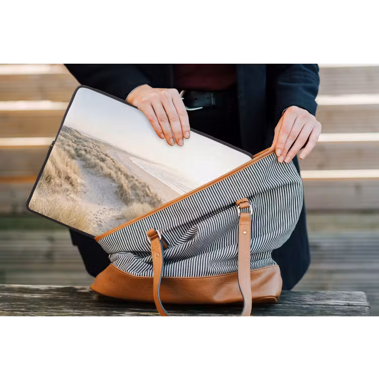 Laptophoes - Duinen - Strand - Beige — 4