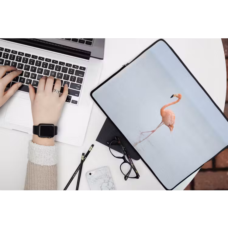 Laptophoes - Flamingo - Zee - Roze — 3