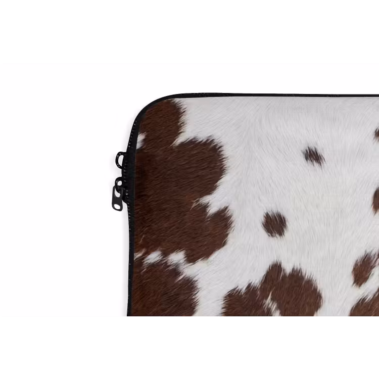 Laptophoes - Koeienhuid - Klassiek - Bruin — 6