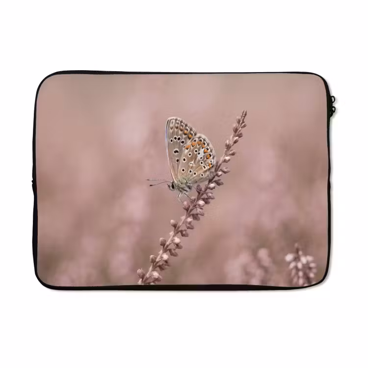 Laptophoes - Lavendel - Vlinder - Paars — 5