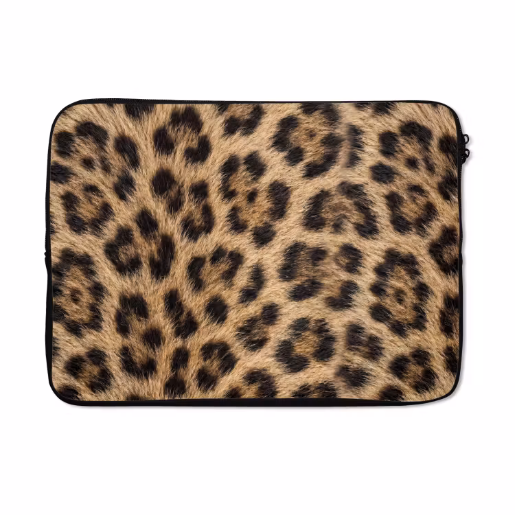 Laptophoes - Luipaard - Vacht - Klassiek - Bruin — 5