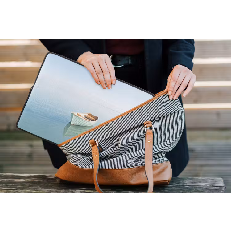 Laptophoes - Minimalistisch - Boot - Zee — 4