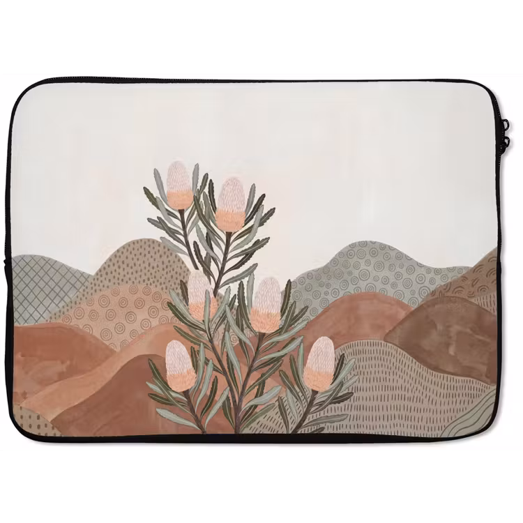 Laptophoes - Modern - Heuvels - Terracotta — 1