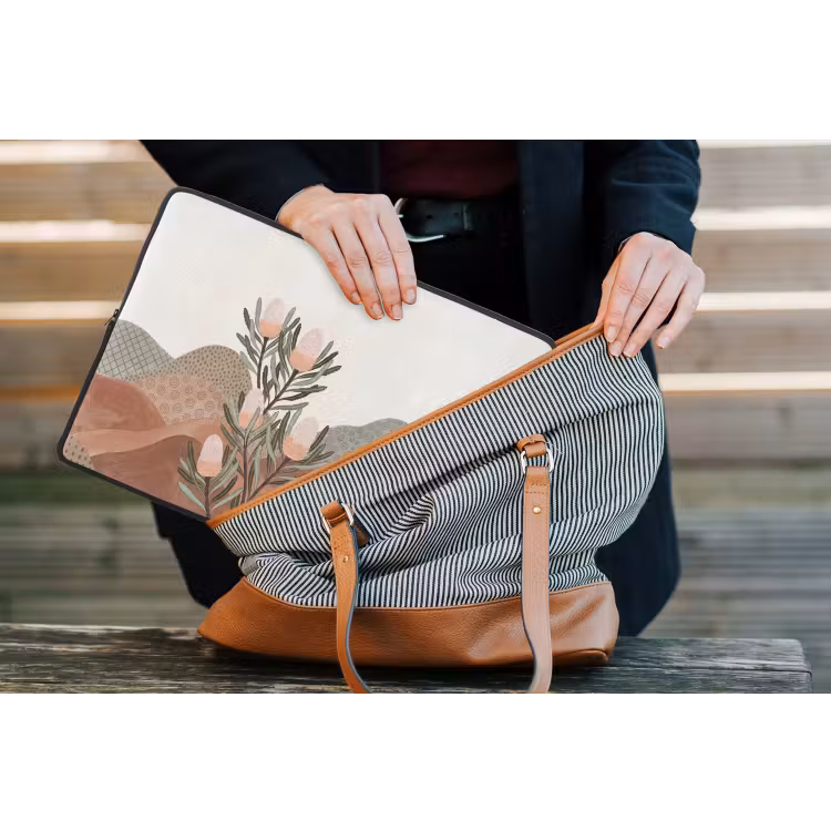 Laptophoes - Modern - Heuvels - Terracotta — 4